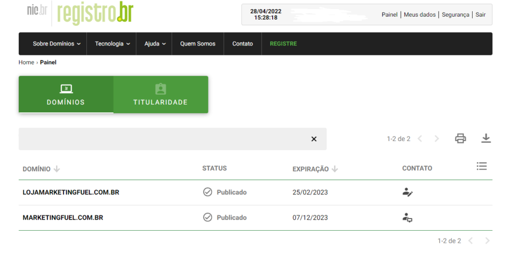 Marketing Digital - Marketing Fuel - Registro BR